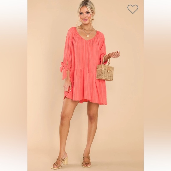 NEW Apricot Orange Dress - Picture 3 of 11